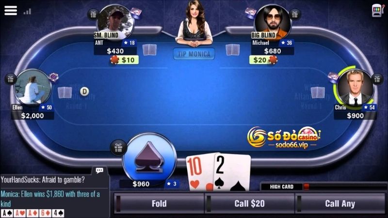 Lý do nên chơi poker đổi thưởng tại Sodo66