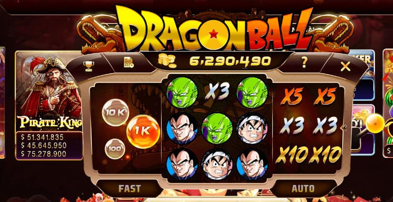 Luật chơi mini game Dragon ball tại cổng game Sunwin